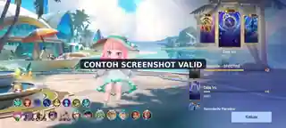Contoh screenshot Victory Win yang valid